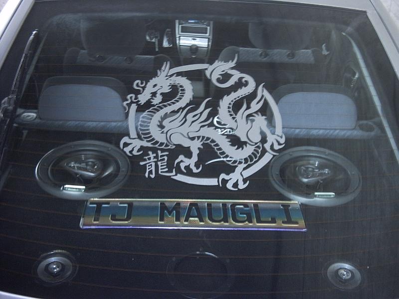 HeckscheibenAufkleber Drache2