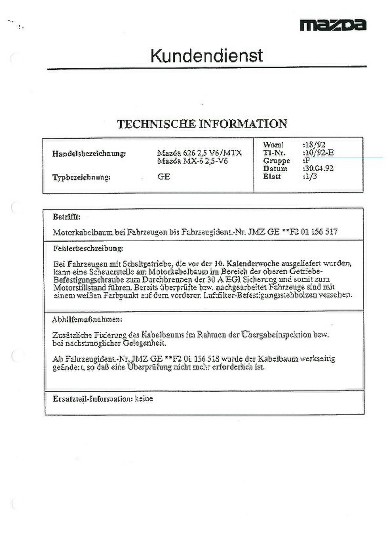 Elektrische Anlage (Motor)