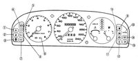 Mazda_626_GE_Kombiinstrument_Warnleuchten