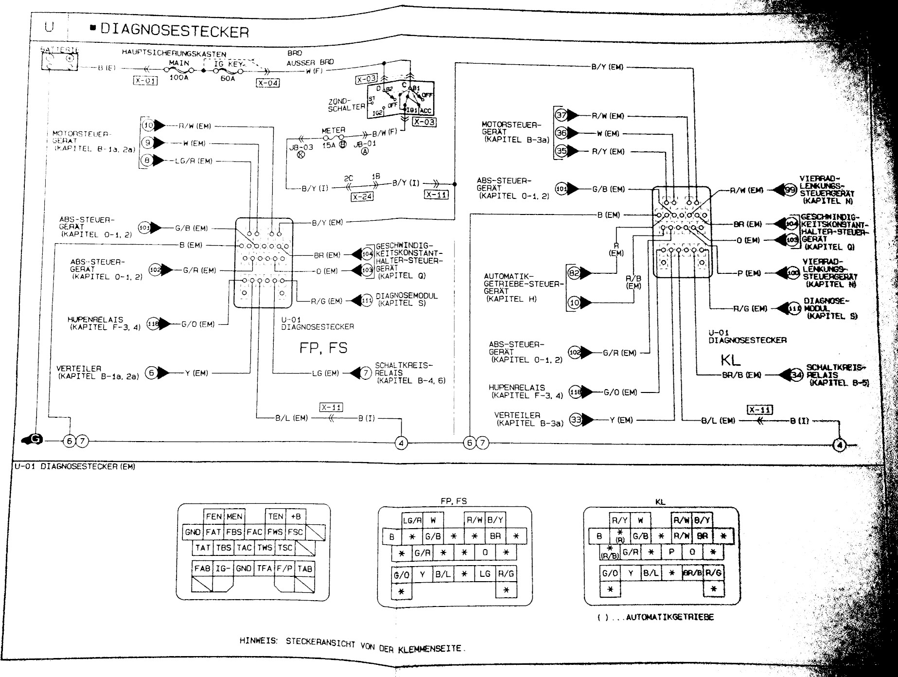 Mazda_626_GE_Verkabelungsdiagramm_Diagnosebuchse_1-93